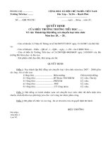 QĐ thành lập HĐ xét chuyển loại viên chức