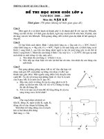 Đề thi HSG năm 2008-2009