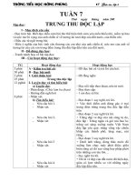 Giáo án lớp 4 (tuần 7)