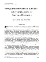 đâu tư FDI vào Ireland