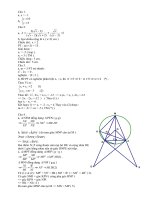 HD giải đề thi vào 10 Hải Dương ngày 2 (8.7.09)