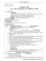 Giáo án Sinh học 6 tiết 8-14 chuẩn 2 cột