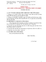 Báo cáo 3 công khai trường NH 10-11