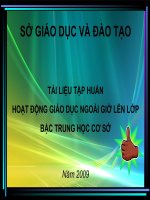 BAI GIANG TAP HUAN HDNGLL