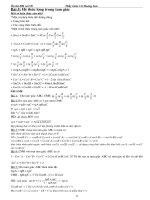 LUyen thi DH chuyen de 5.He thuc luong trong tam giac