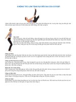 8 Động tác làm tăng sự dẻo dai của cơ bắp