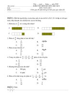 de KTDK HKII lop 4 mon toan