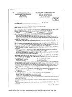 Đề thi chuyên sinh Đại học sư phạm lần 7 năm 2012