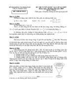 Đề+ĐA TSL10 Thừa Thiên Huế 2009-2010