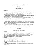 Kế hoạch bộ môn sử 9