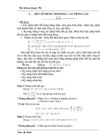 phương trình bậc cao