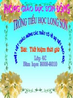 dao duc 4: Tiet kiem thoi gio