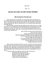 Bai du thi viet ve Mai truong