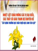 Chuyến đề : Trường học thân thiện