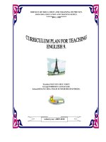 KẾ HOẠCH BỘ MÔN-ENGLISH 9 (J)