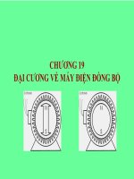 19-1. Nguyên lý làm việc của máy điện đồng bộ