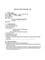 kế hoạch cá nhân môn hóa