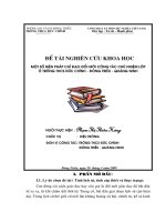 Sáng kiến kinh nghiệm quản lý