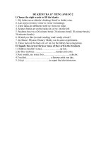 de kt 15 phut so 2 tieng anh 7