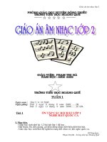 GA âm nhạc lớp 2