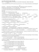 on thi dh theo cau truc cua bo rat hay