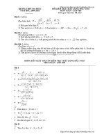 Kiểm tra chất lượng đầu năm lớp 10D năm 2009-2010