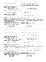 đè thi khảo sát toán 7 đầu năm 2009-2010