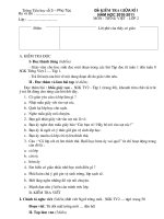 kiểm tra GK I - TV 2