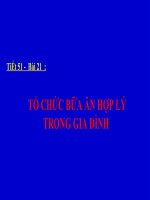 To chuc bua an hop ly trong gia dinh
