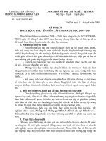 KẾ HOẠCH  HOẠT ĐỘNG CHUYÊN MÔN CẤP THCS