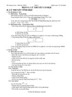 lÝ THUYẾT CƠ - NHIỆT bdhsg