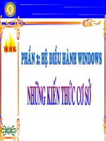 Những kiến thức cơ sở