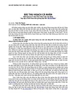 Bài thu hoạch 4 năm HO CHI MINH