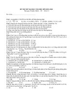 đề thi thử DH