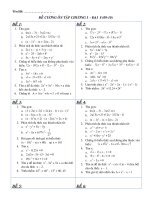 một số đề ôn tập chuong I