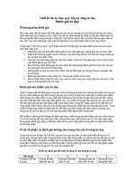 Tài liệu Dạy học theo dự án