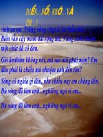 Biển nỗi nhớ và em