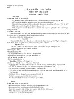 Kiểm tra giữa kí I ( phần viết)