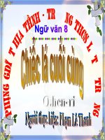 CHIEC LA CUOI CUNG - RAT HAY.ppt