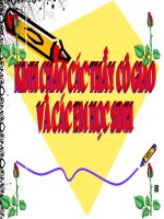 Tiết 21+22 : Khái niệm về chi tiết máy và lắp ghép