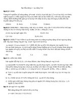 MỘT SỐ BÀI TẬP SONG TRONG ĐỀ THI ĐH CÁC NĂM