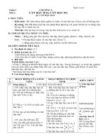 Bài 1: Căn bậc hai