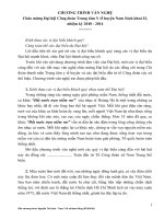 chương trình văn nghệ Trung tâm Y tế huyện Nam Sách