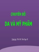 Da và mỹ phẩm P1