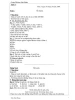 Giáo án tăng buổi - Lớp 4