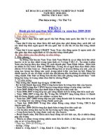 Kế hoạch lao động hướng nghiệp dạy nghề 10-11 THCS Bắc Sơn