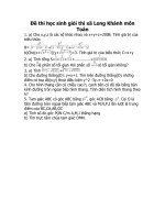 Đề Thi HSG Long Khánh 2