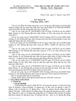 KẾ HOẠCH NĂM HỌC 2010-2011