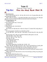 G.a lớp 4 tuần 12 ( BL )