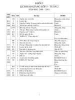 GIÁO ÁN LỚP 5 TUẦN 2 (ĐÃ SỬA)